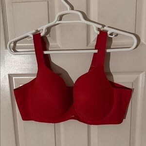Red Cacique 46C Lightly Lined Balconette Bra